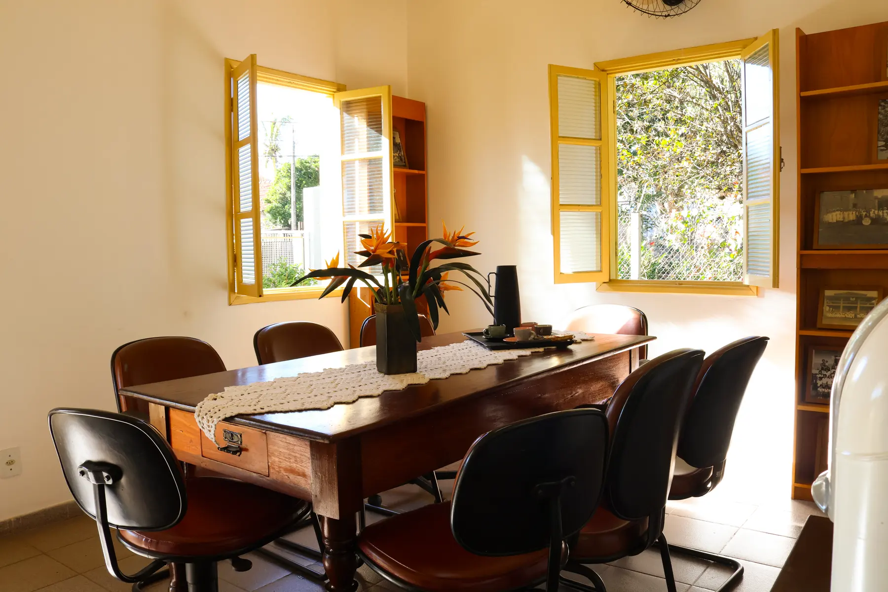 Sala de reuniões da Fundação
